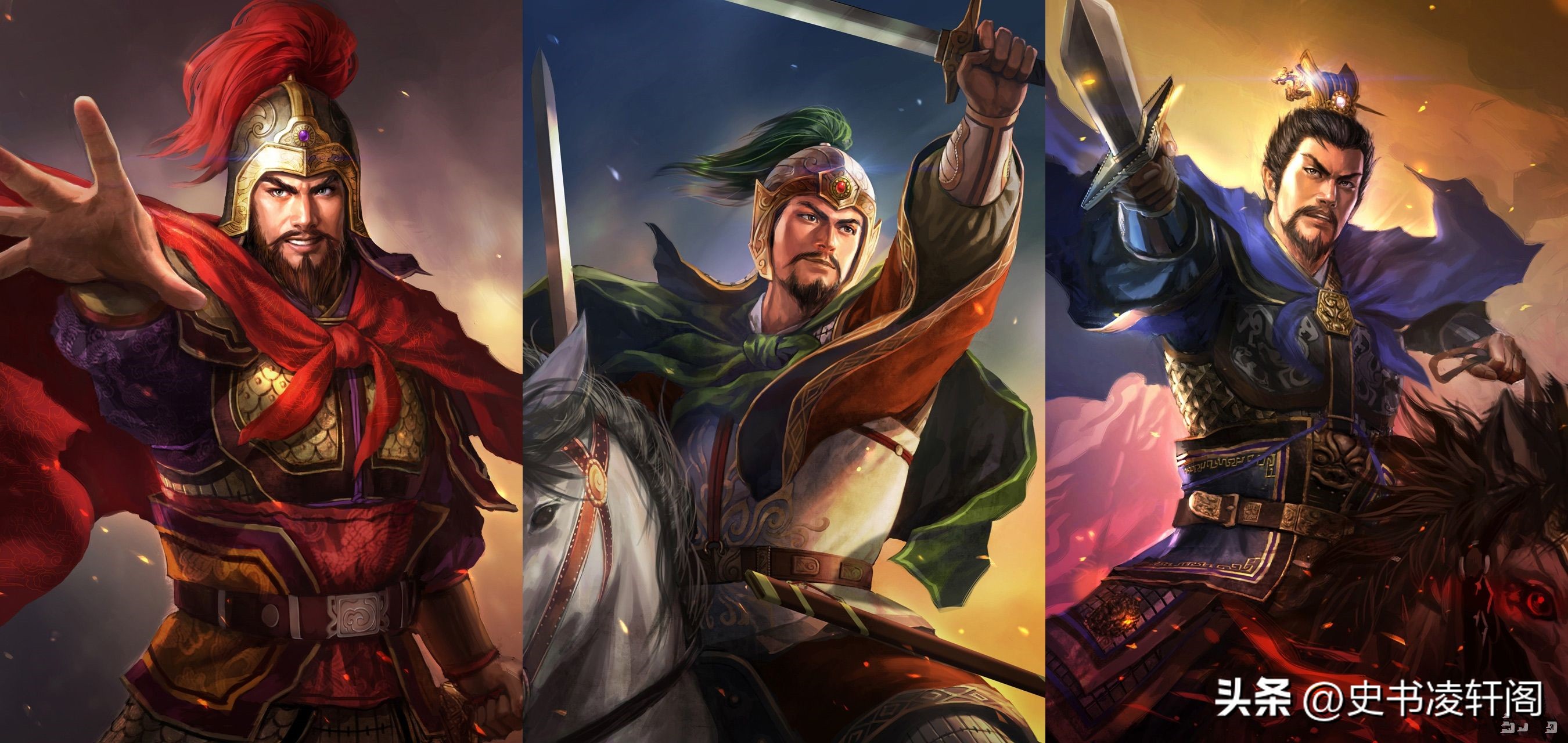 《资治通鉴》就从未提及此事;二:三人年龄大小,顺序排列应是关刘张