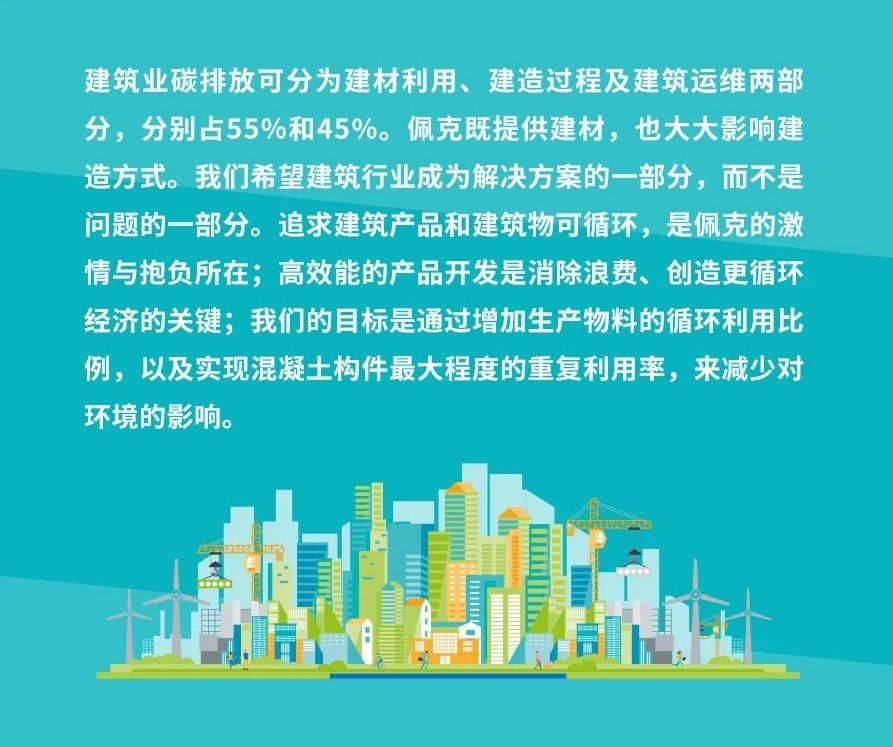 世界地球日 | 与佩克一起，践行低碳建造