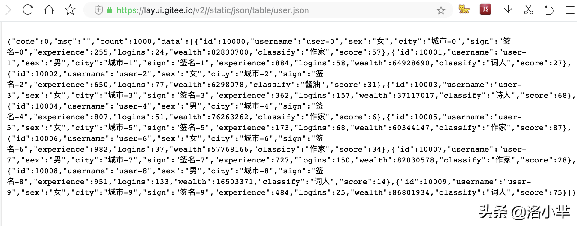 thinkphp6里怎么给layui数据表格输送数据接口