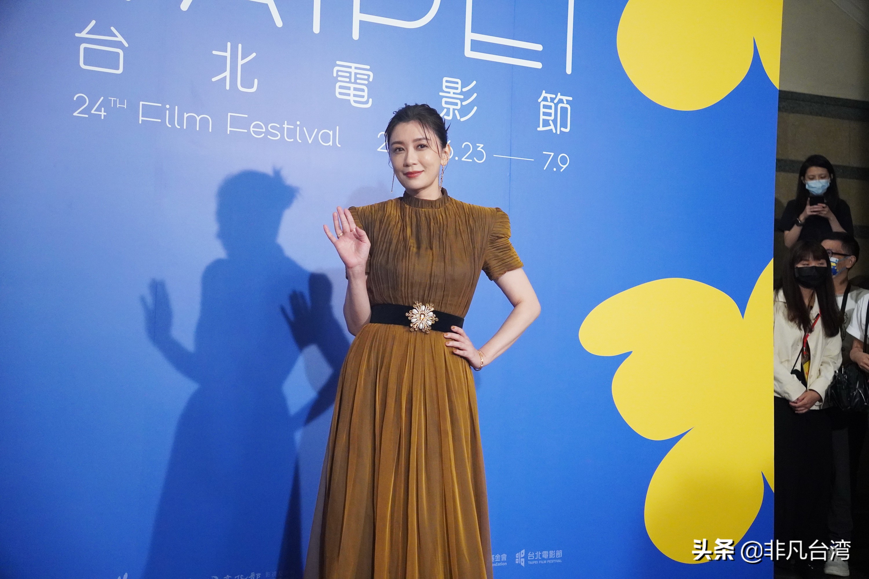 贾静雯出席影集妈别闹了台北电影节首映