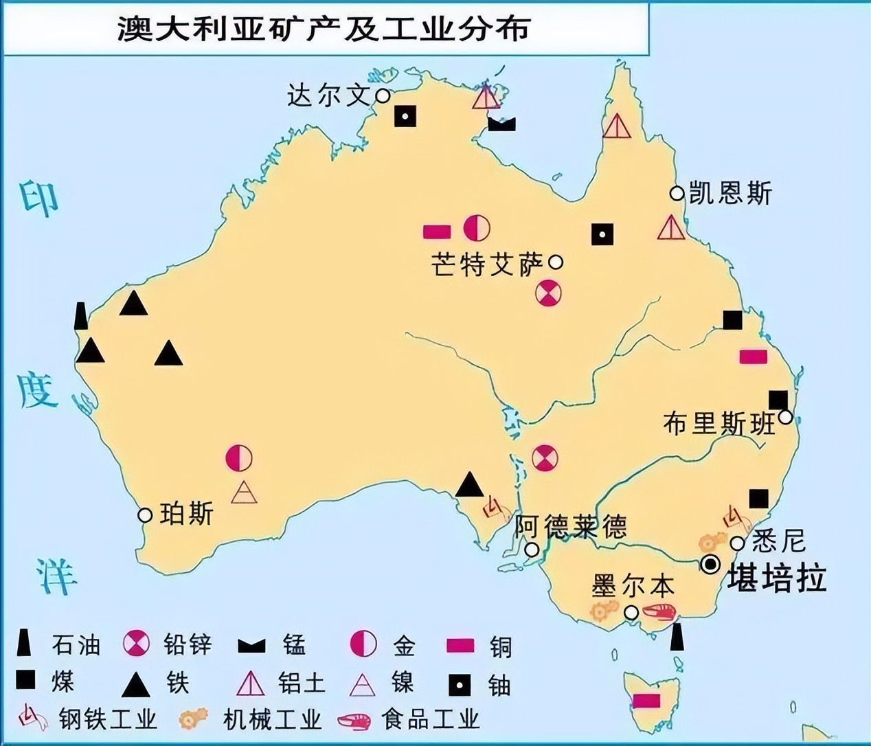 西澳大利亚州行政区划图片