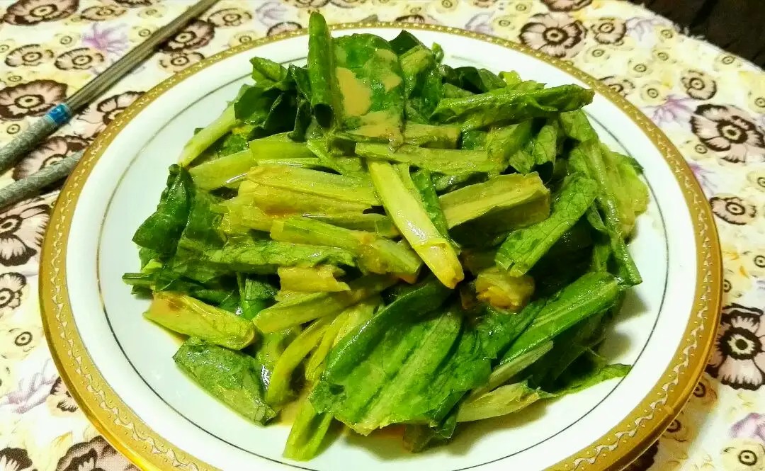 圖片[4]-【芝麻醬油麥菜】做法步驟圖 美味爽口 百吃不厭-起舞食譜網