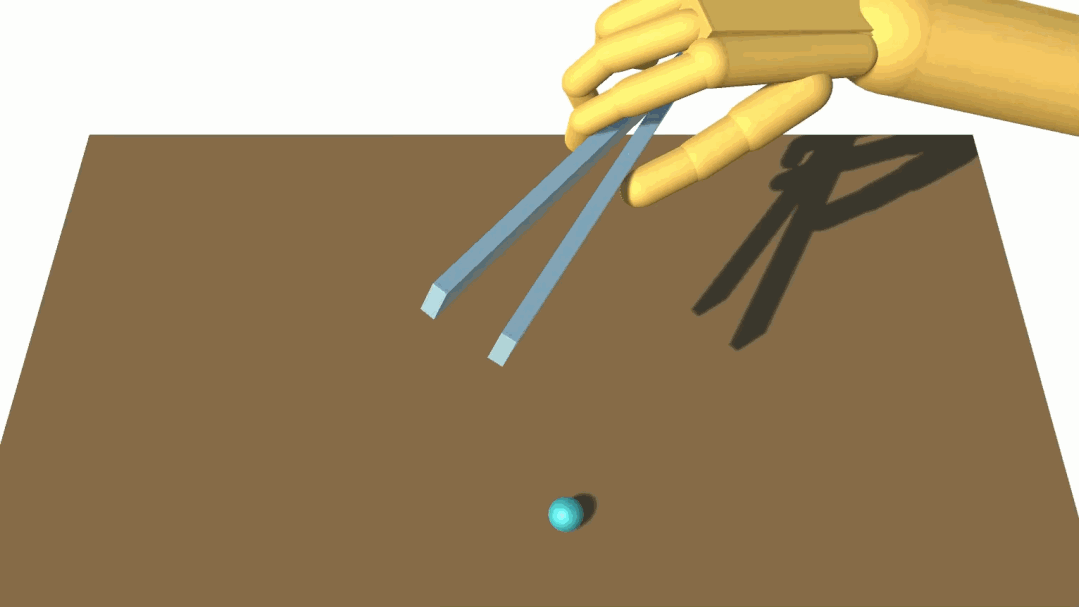 SIGGRAPH 2022 | 基于贝叶斯优化和强化学习的灵巧手握筷及控制方法