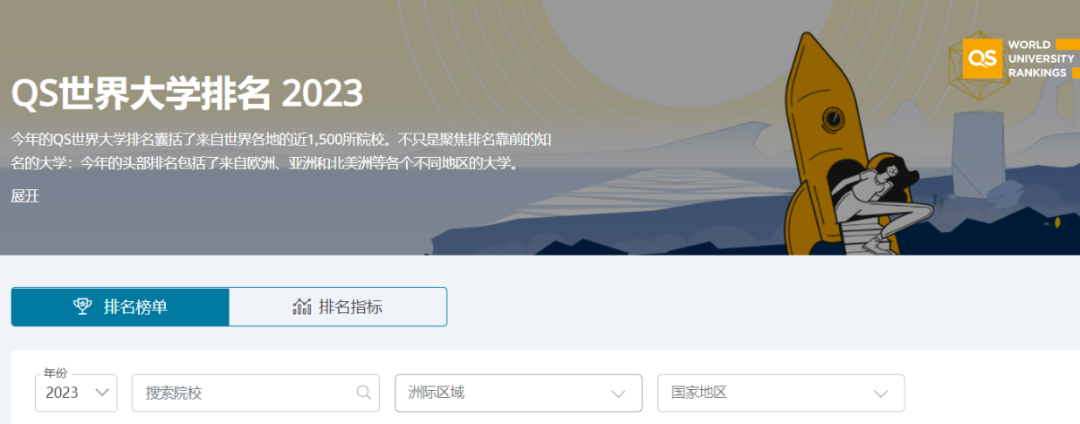 选校新名单丨2023年QS世界大学排名发了