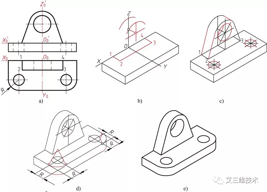 怎么快速准确的绘制轴测图？