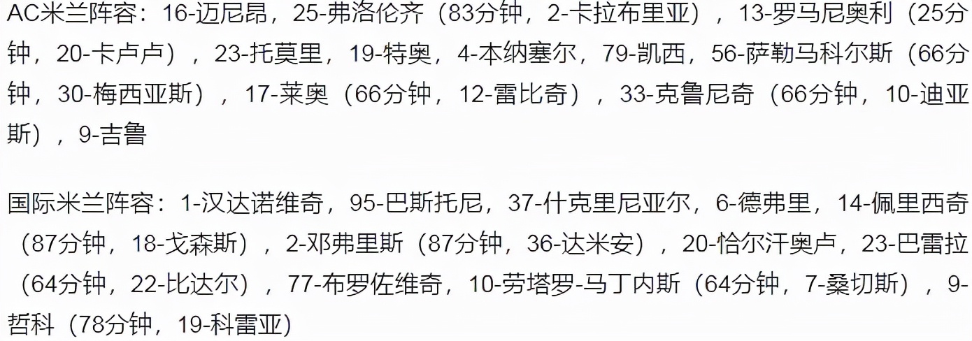 意大利防守反击(意大利杯-AC米兰0-0国际米兰 什克禁区内抱摔吉鲁逃点)