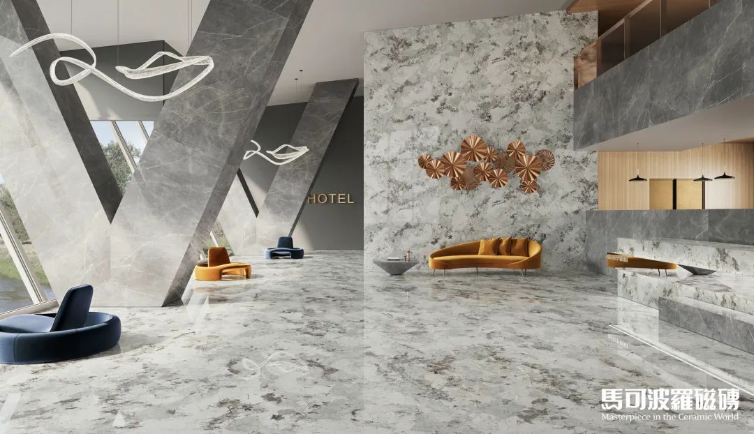 以科技呈現自然美學，馬可波羅AI隨機無限連紋大有紋章