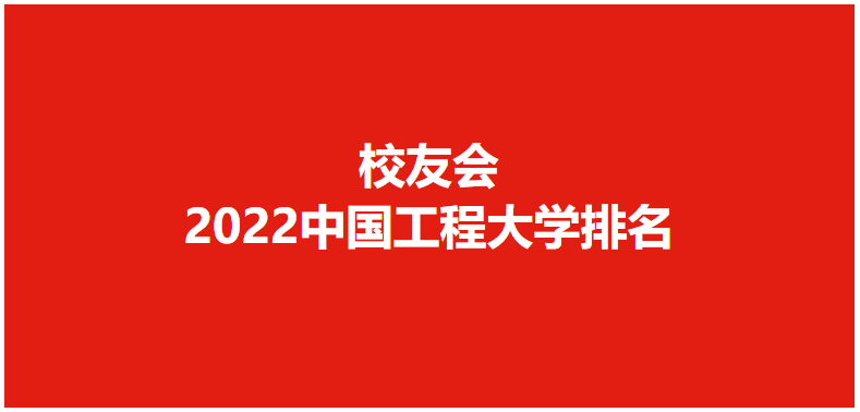 校友会2022中国工程大学排名，战略支援部队信息工程大学第二