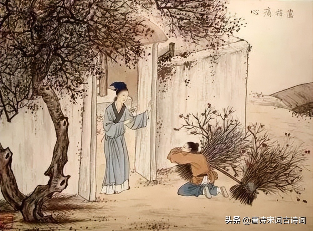 诗作中表现母亲盼归的意象:王冕的《墨萱图·其一》中写道:慈母倚门情