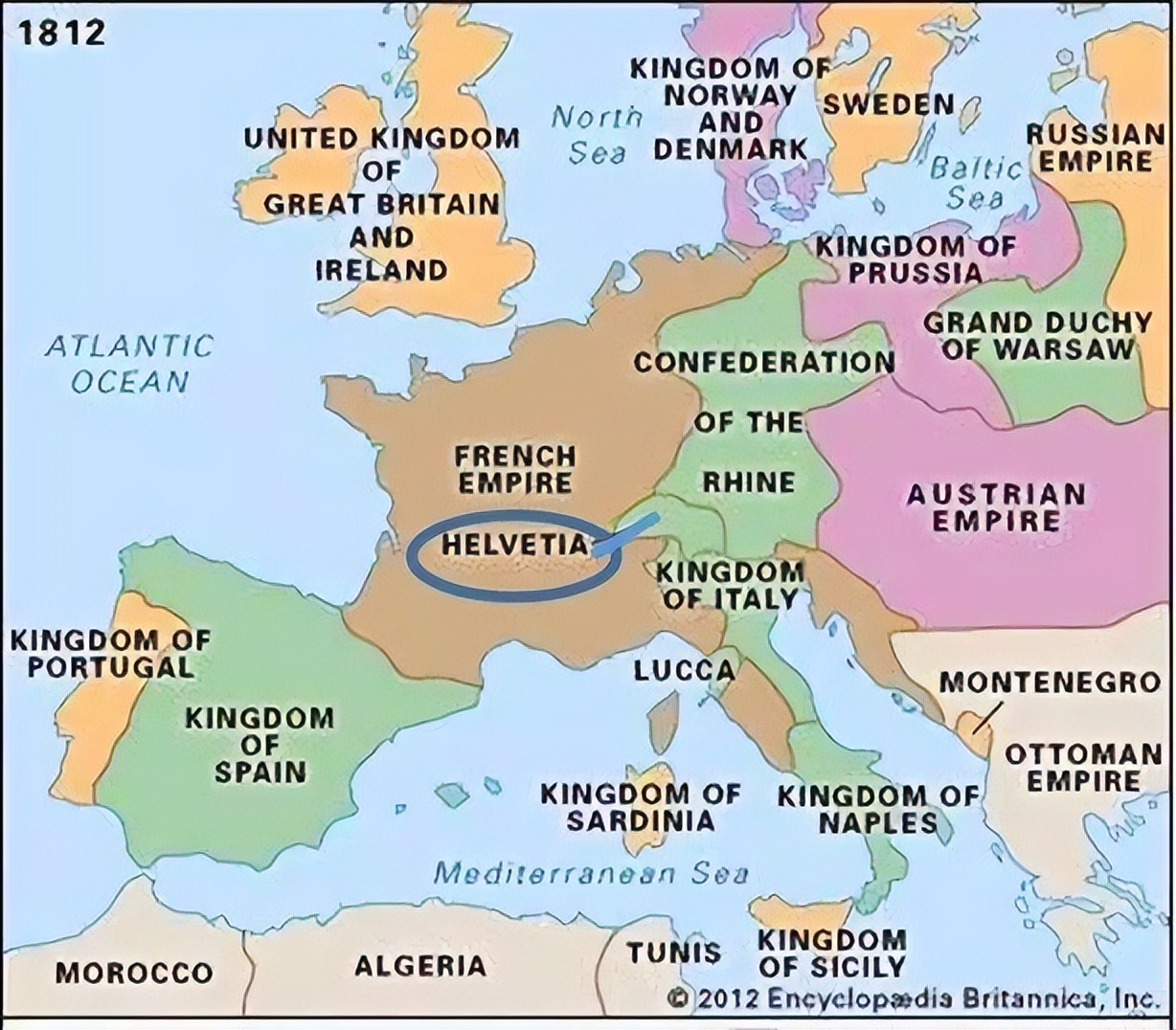 后来,虽然赫尔维蒂共和国存在的时间不长,但确保了法语在瑞士的地位.