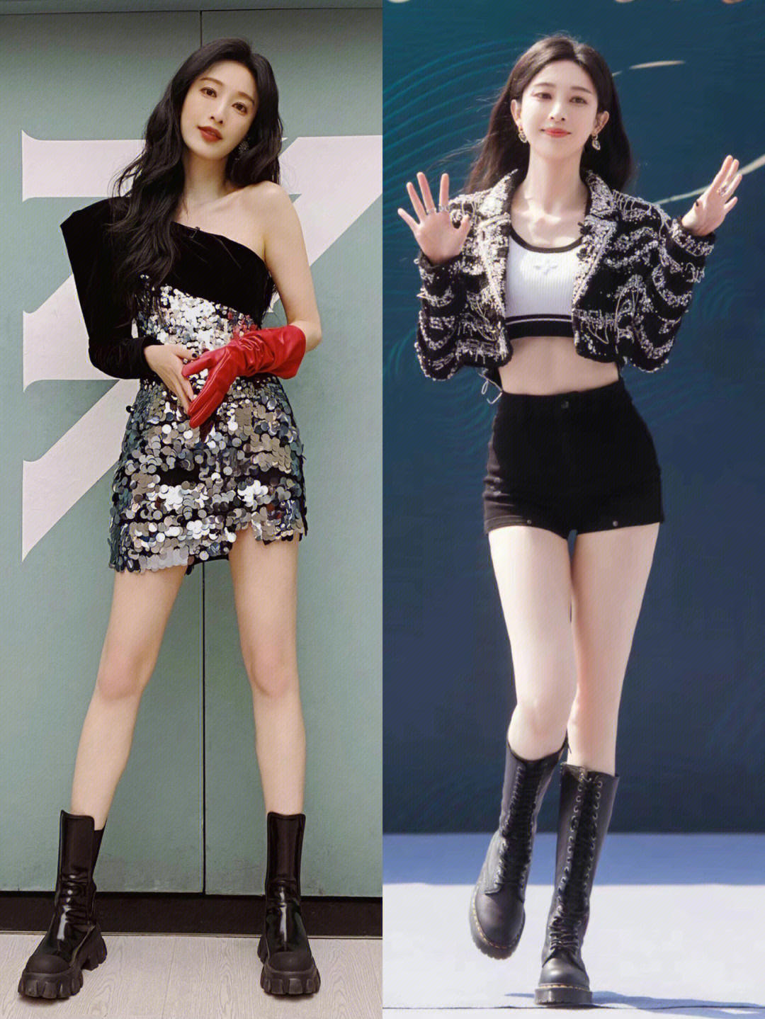 “张俪”的衣品果然很好，基础款也穿得这么时髦，一秒心动