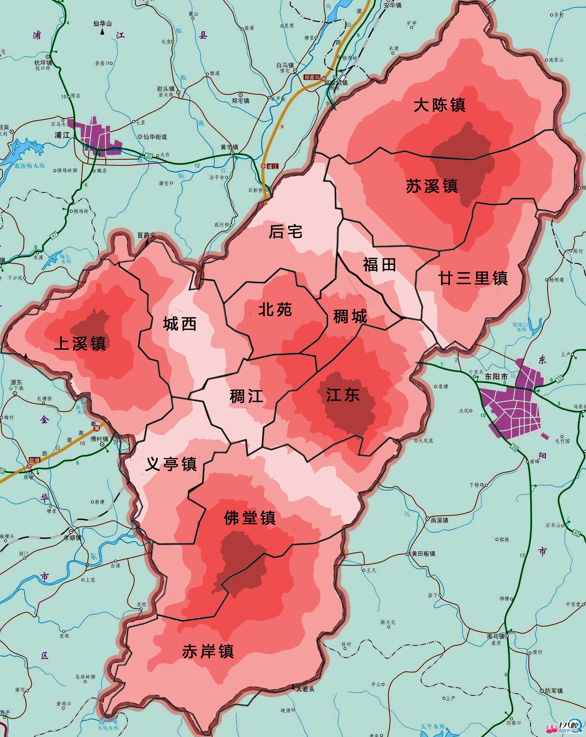 义乌属于哪里(义乌市域总体规划图及地图赏析)