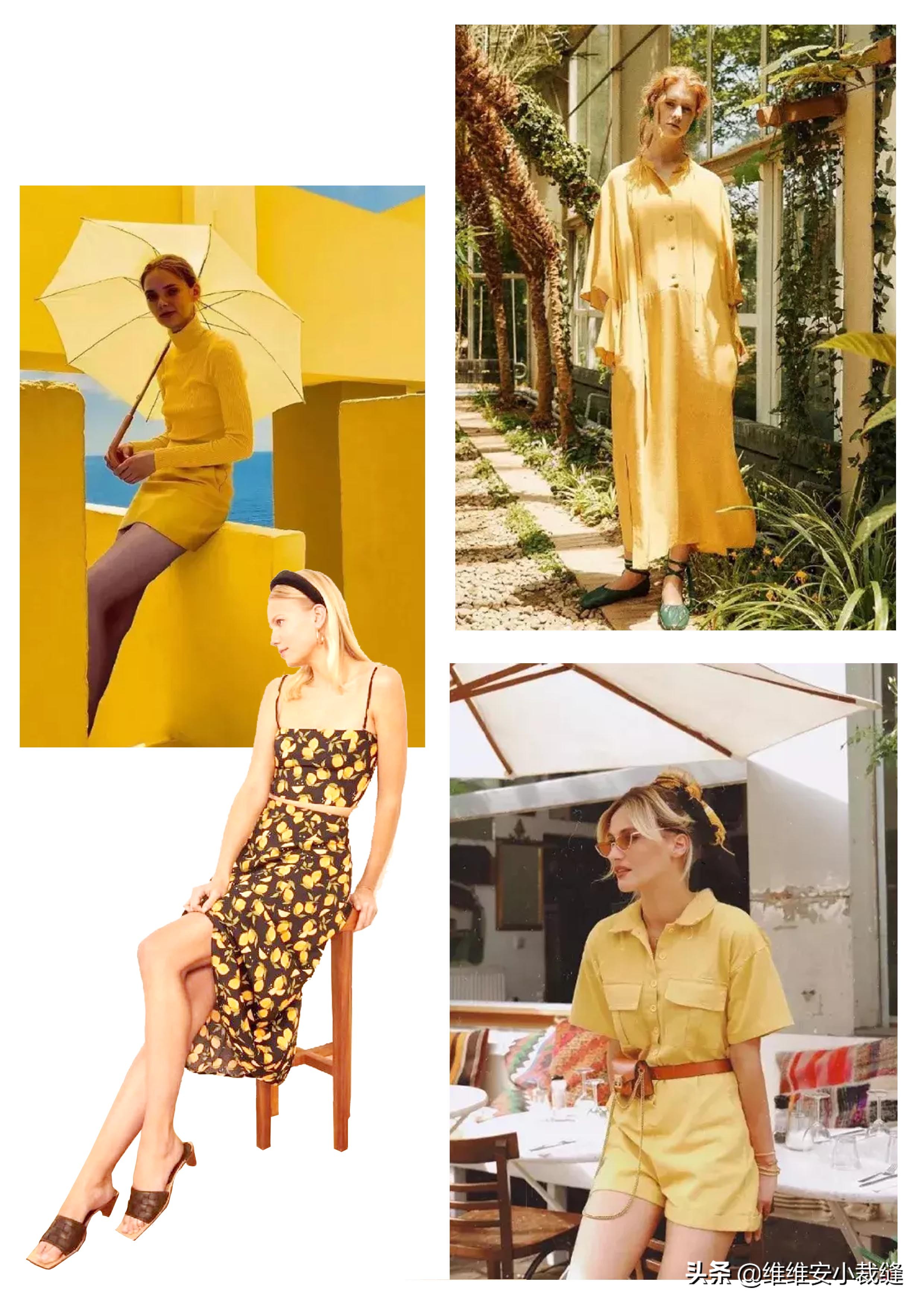 为什么时髦精都爱柠檬色？从4岁到70岁美丽穿个不停，美得不像话