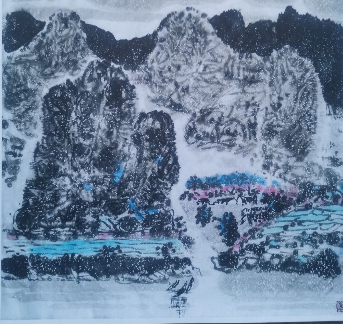 《敢教日月换新天》——成秉羿写意山水人物画一组