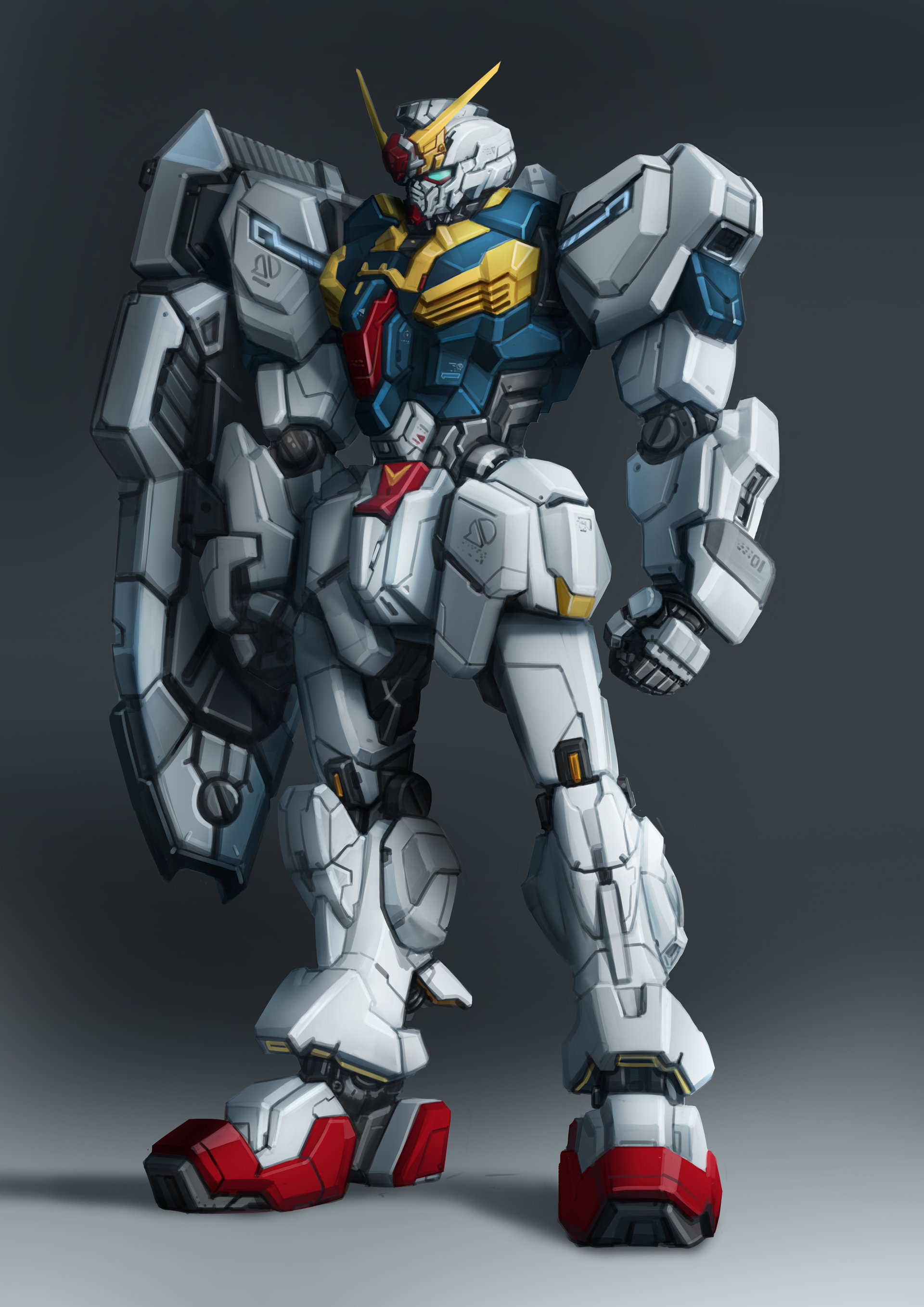 高达插画设计谁还没个机甲梦