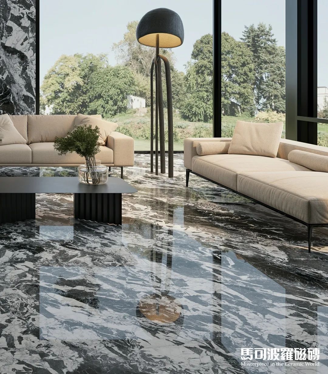 以科技呈現自然美學，馬可波羅AI隨機無限連紋大有紋章