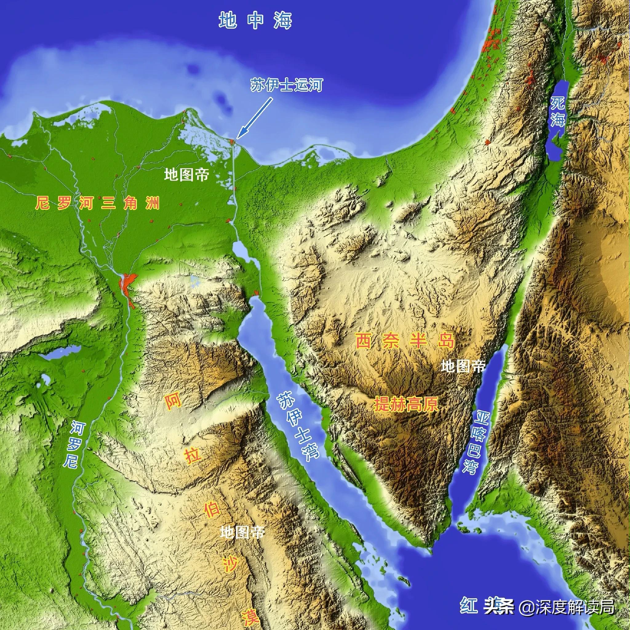 尼罗河三角洲海拔图片