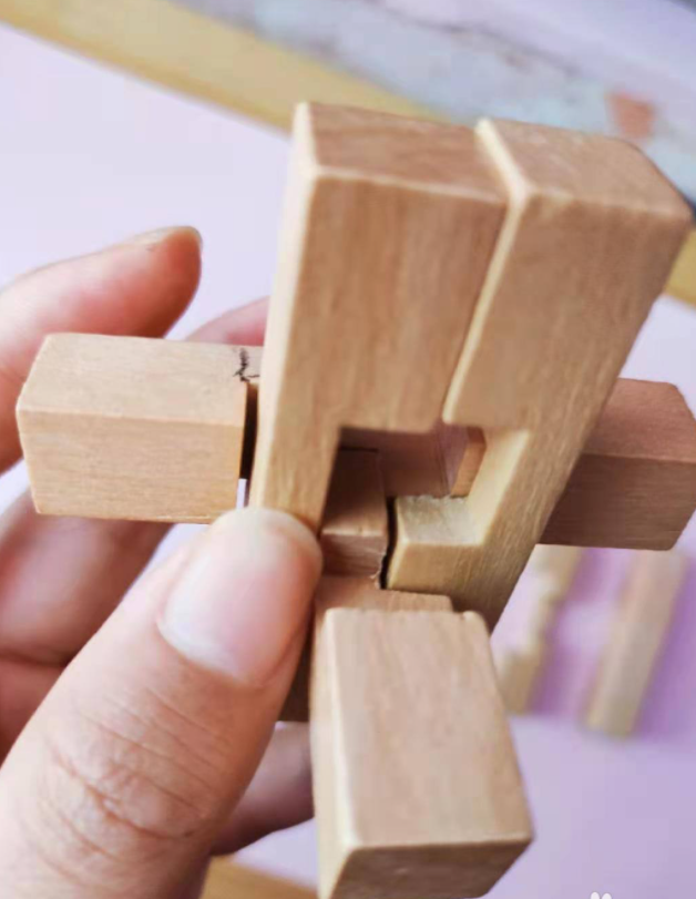 6根孔明锁（鲁班锁）解法与安装