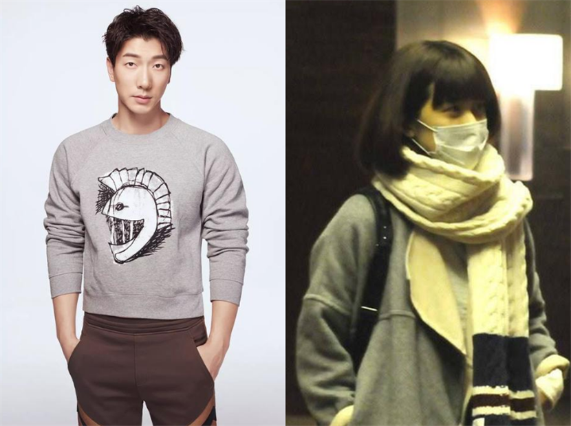 从网友晒出的照片可以看到,张亮一身黑色休闲装,戴着墨镜和帽子,显得