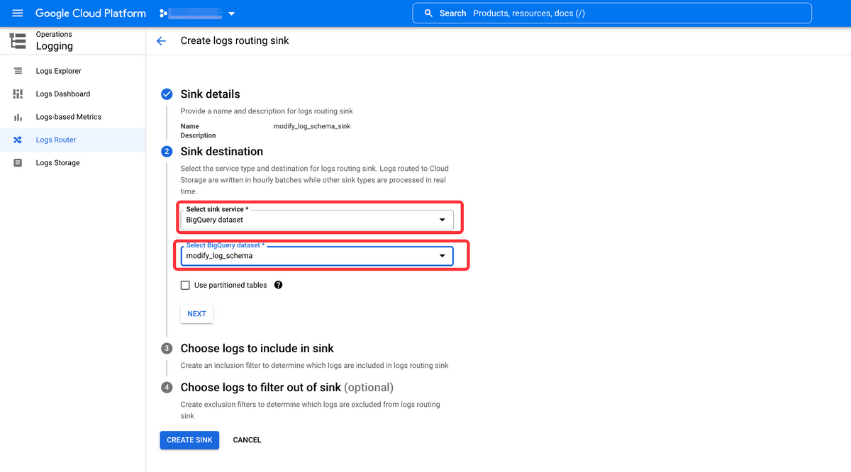 基于 BigQuery + Log Router 统一 Cloud Logging Schema