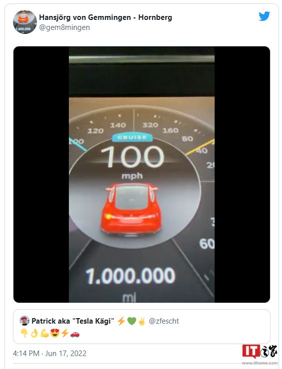 首个行驶160万km特斯拉诞生！换过3次电池8次电机，续航还有308km