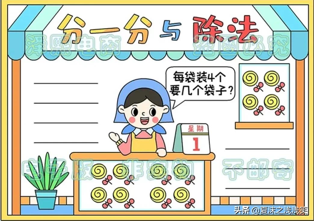 小学生数学常用手抄报200张