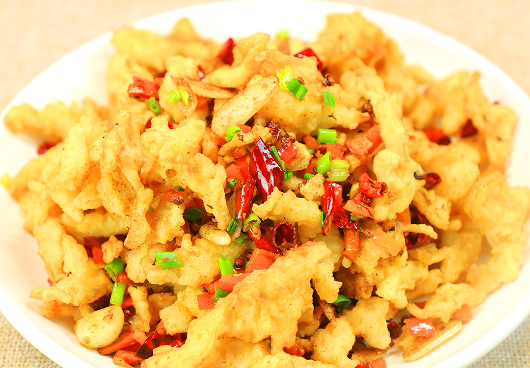 第二名:干炸蘑菇