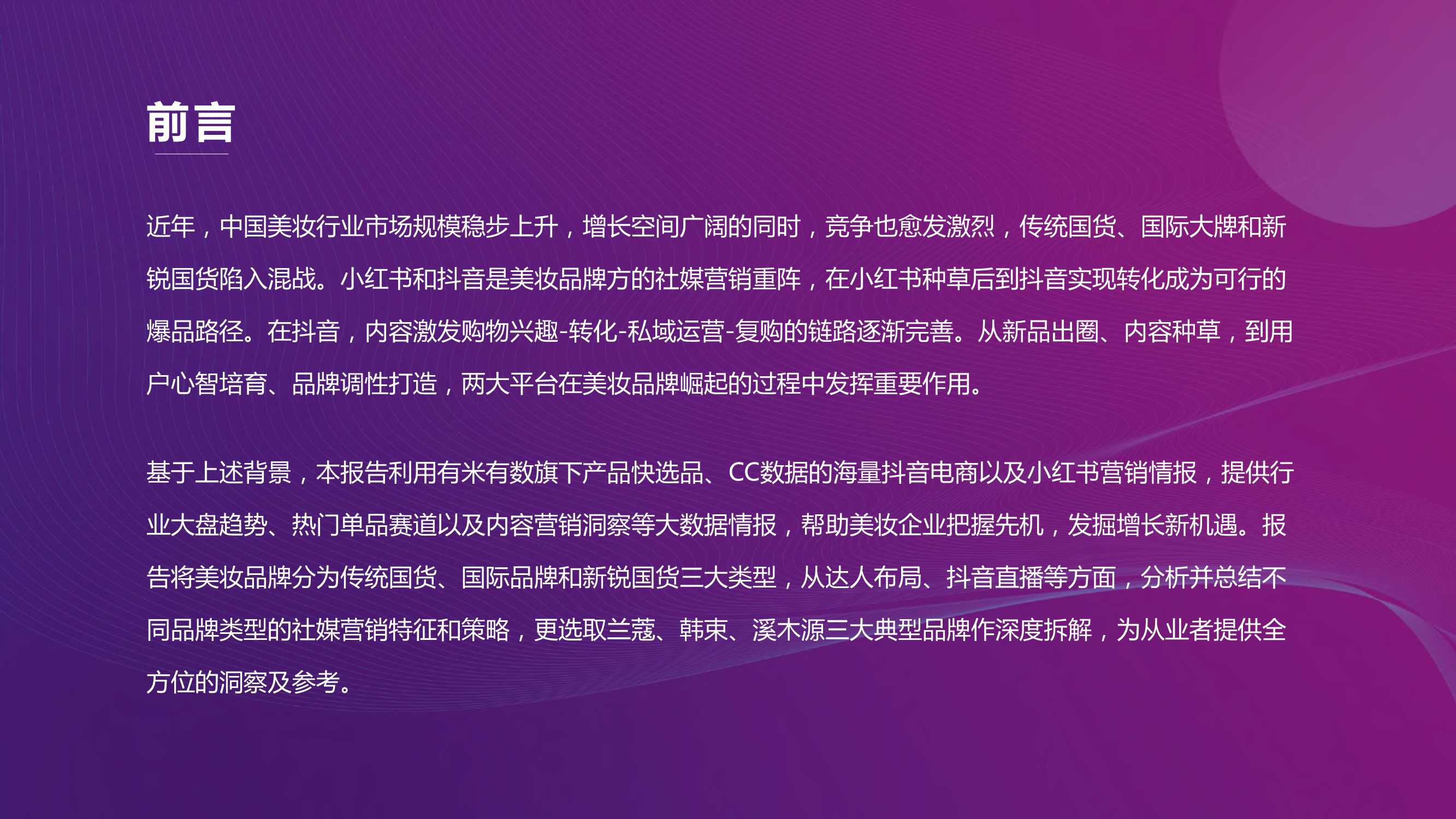 2021年度美妆行业抖音&小红书营销报告（80页）