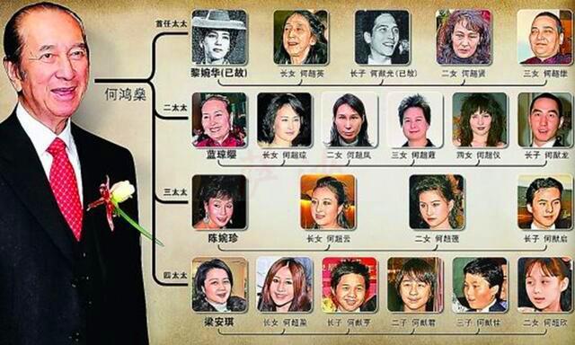 陈绮明电视剧(香港豪门林百欣有4个太太7个子女，为何将家产都留给二房的儿子？)