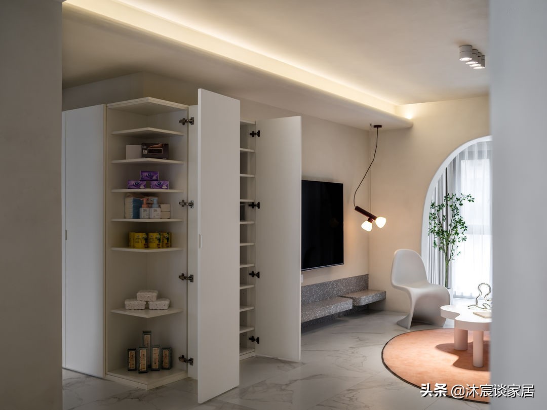 二次装修，她选择奶油色系，室内简约高级，享受温柔甜蜜的生活