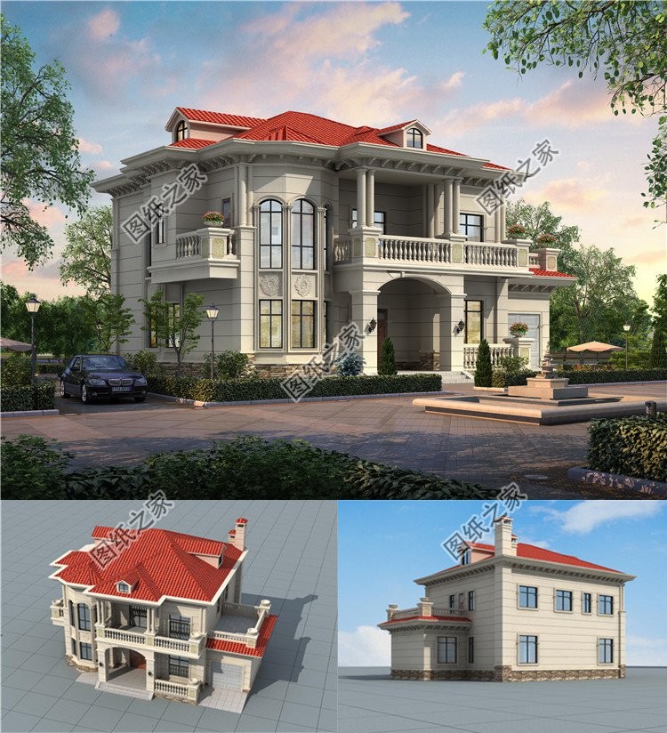 不仅好看还实用的坡屋顶别墅，解锁农村建房新姿势