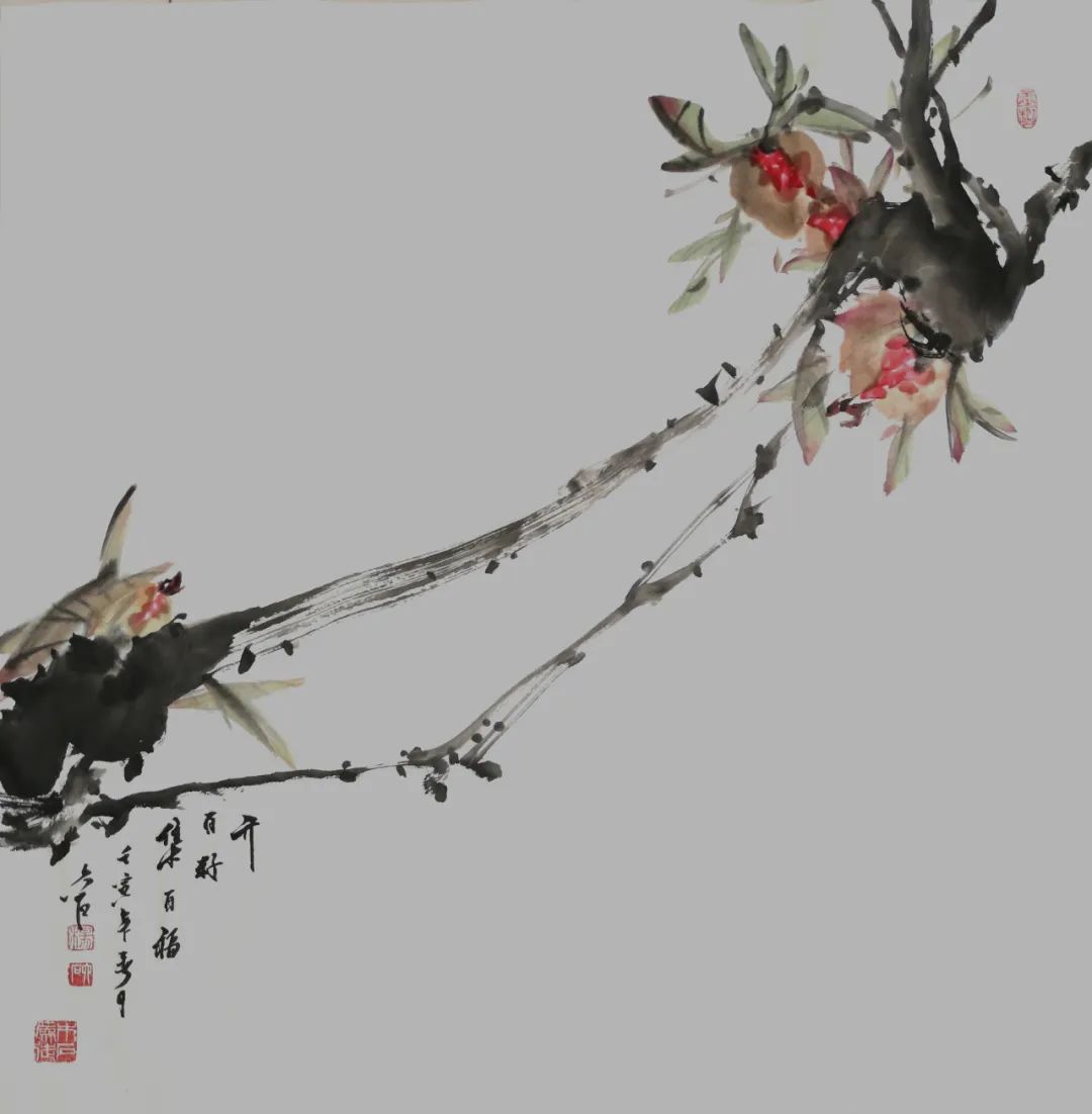 杨磊磊 国画牡丹作品赏析