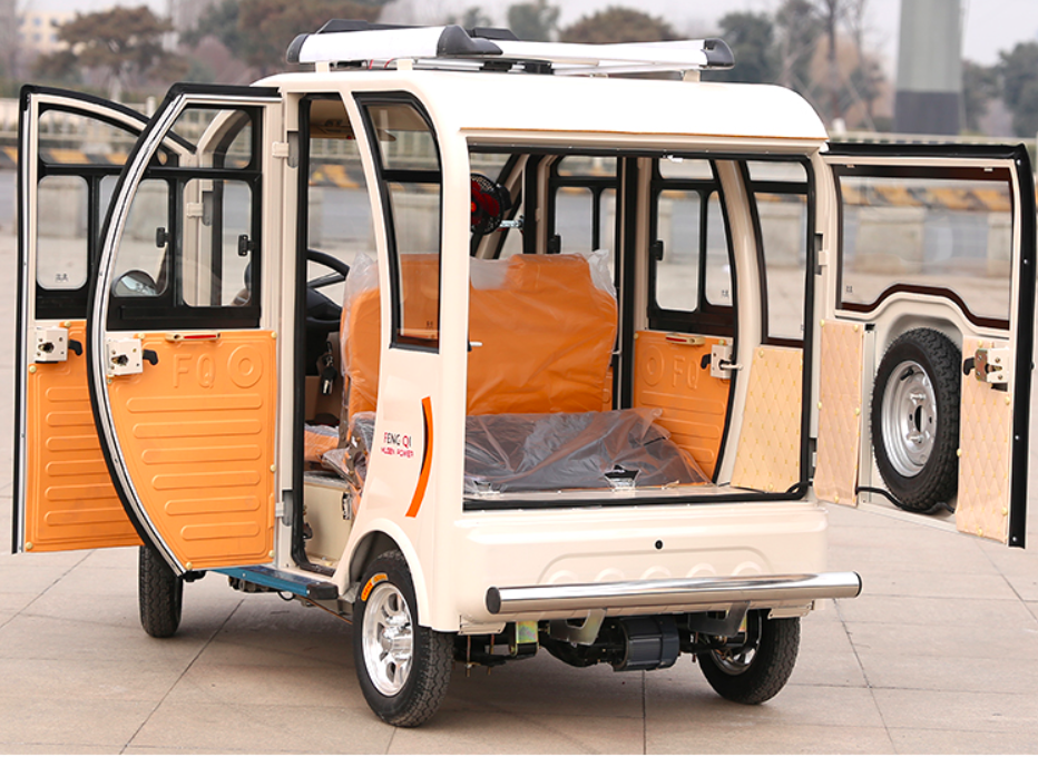 2款四轮电动篷车来了,续航120里左右,可乘4人,价格不过万