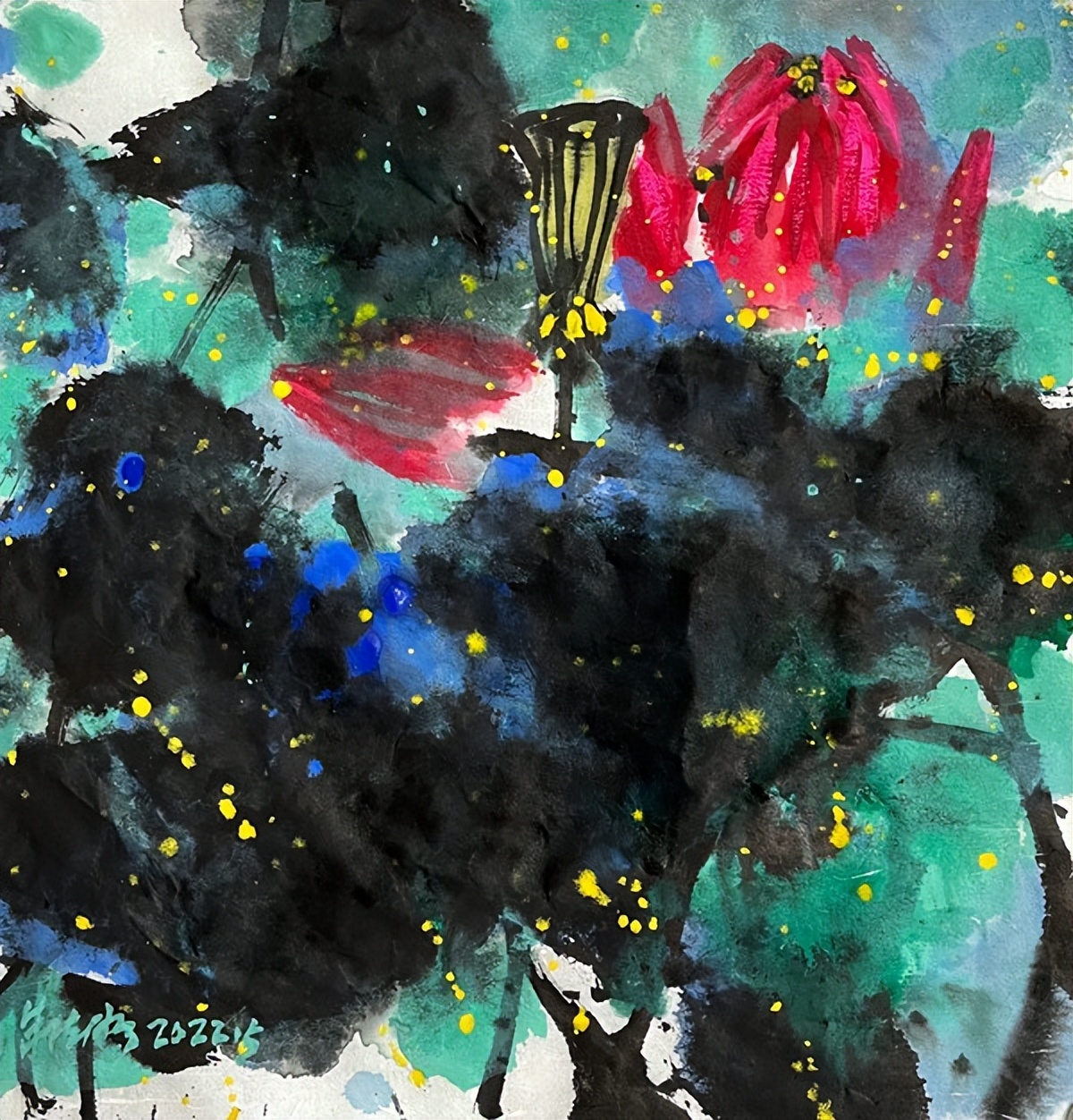 云中鹤 诗中仙 画中见真颜——著名画家朱法鹏作品欣赏