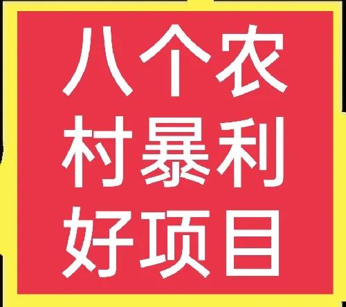 农村赚钱小项目(八个农村好项目，想回村创业的速来看)