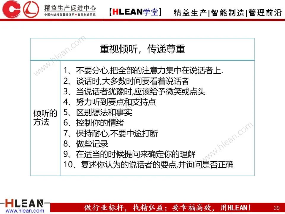 「精益學堂」總經理領導力提升 如何從優秀到卓越（下篇）