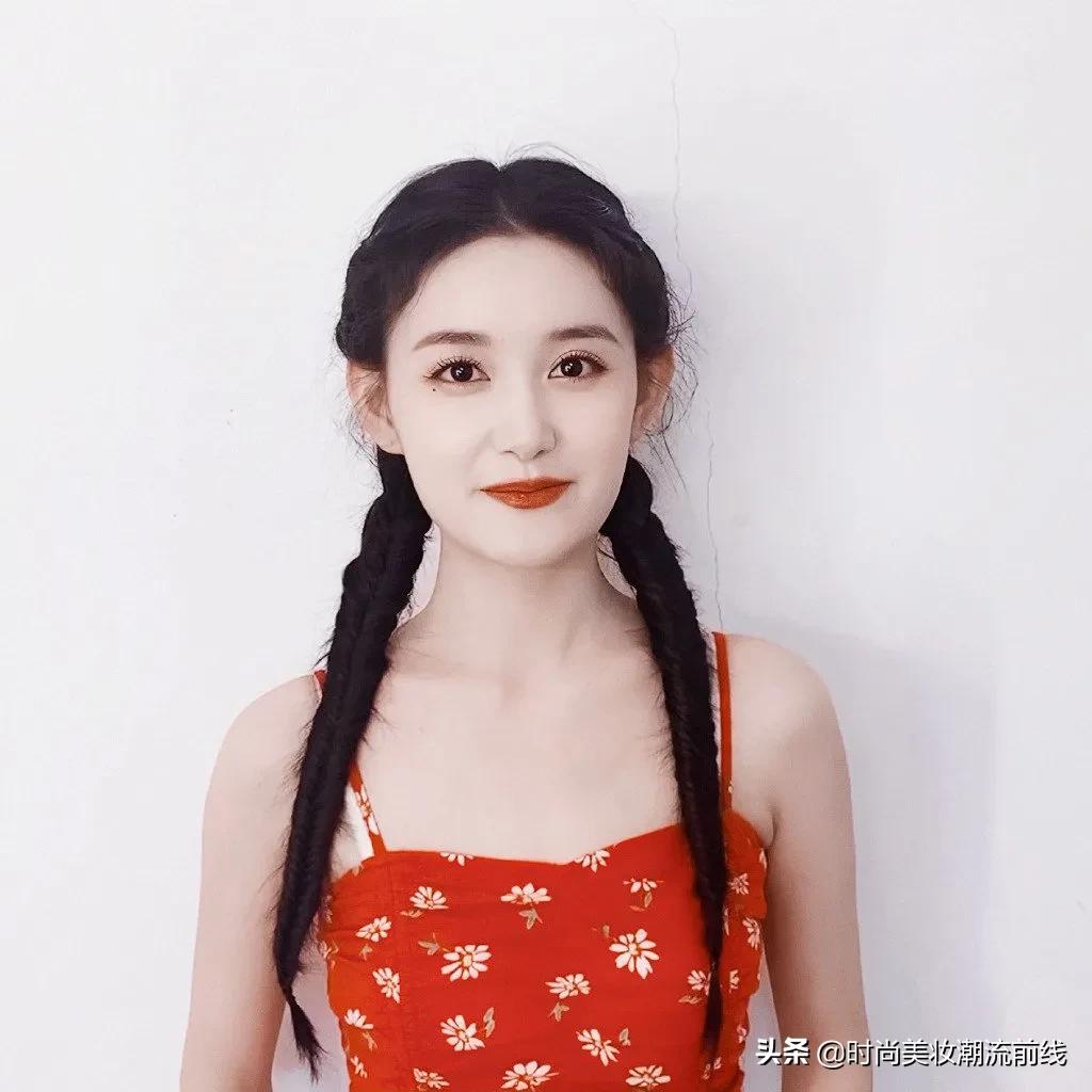 蒋依依，红果妹宝儿，麻花辫姑娘，好美