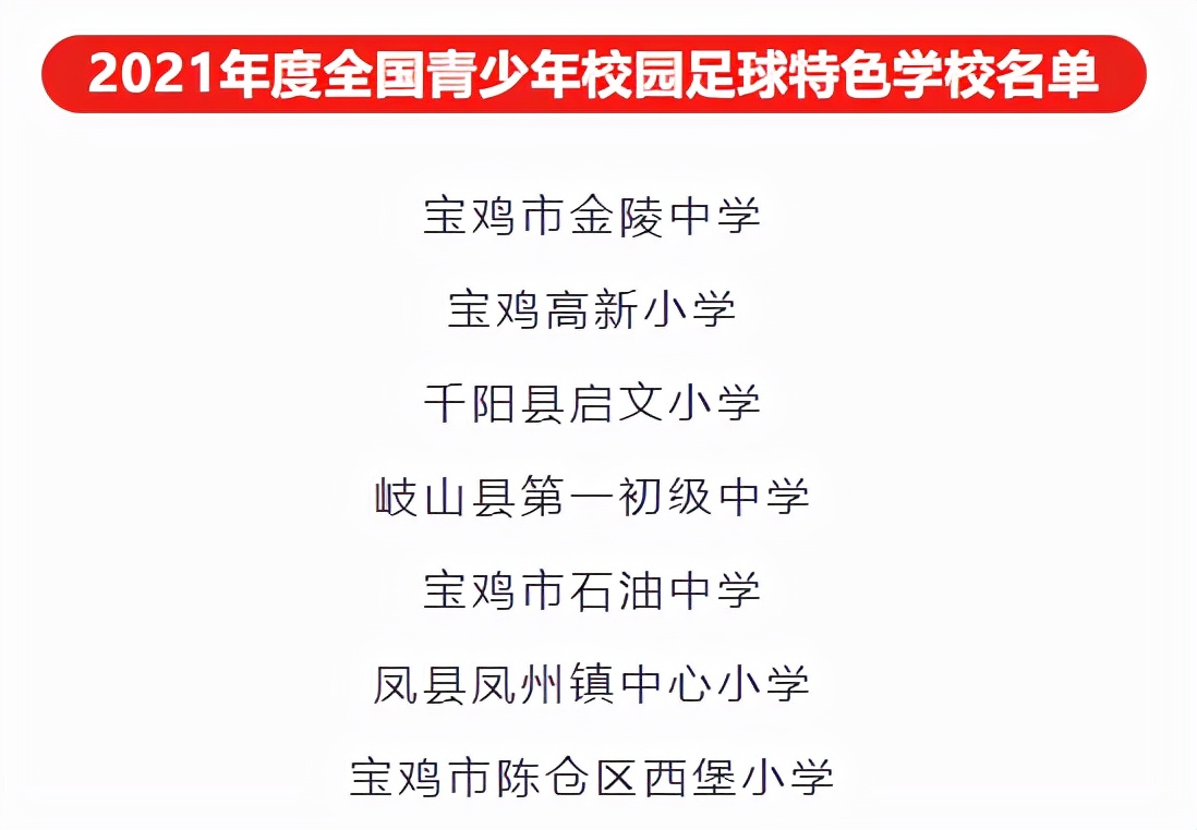 教育部公布 宝鸡这17所学校全国出名