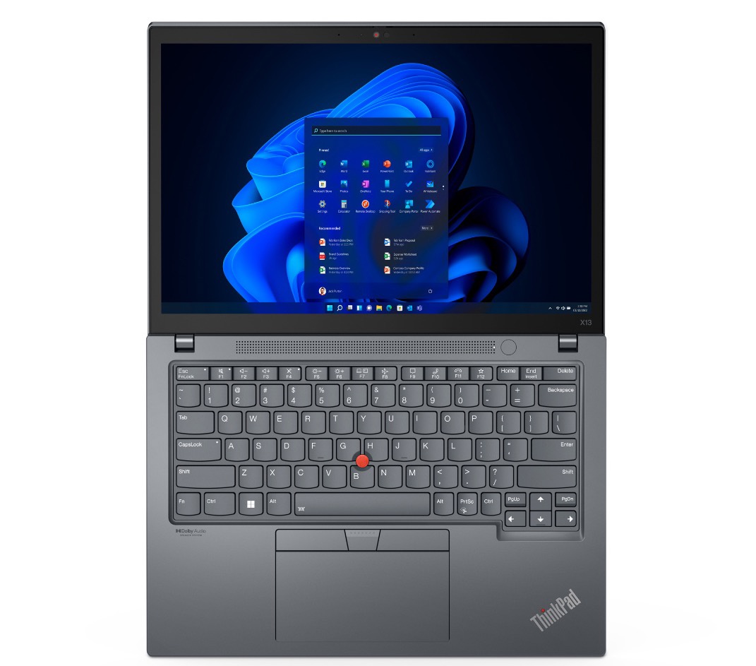 联想 thinkpad x13 2022 上市:i5-1240p 1.19kg,售价 7499 元