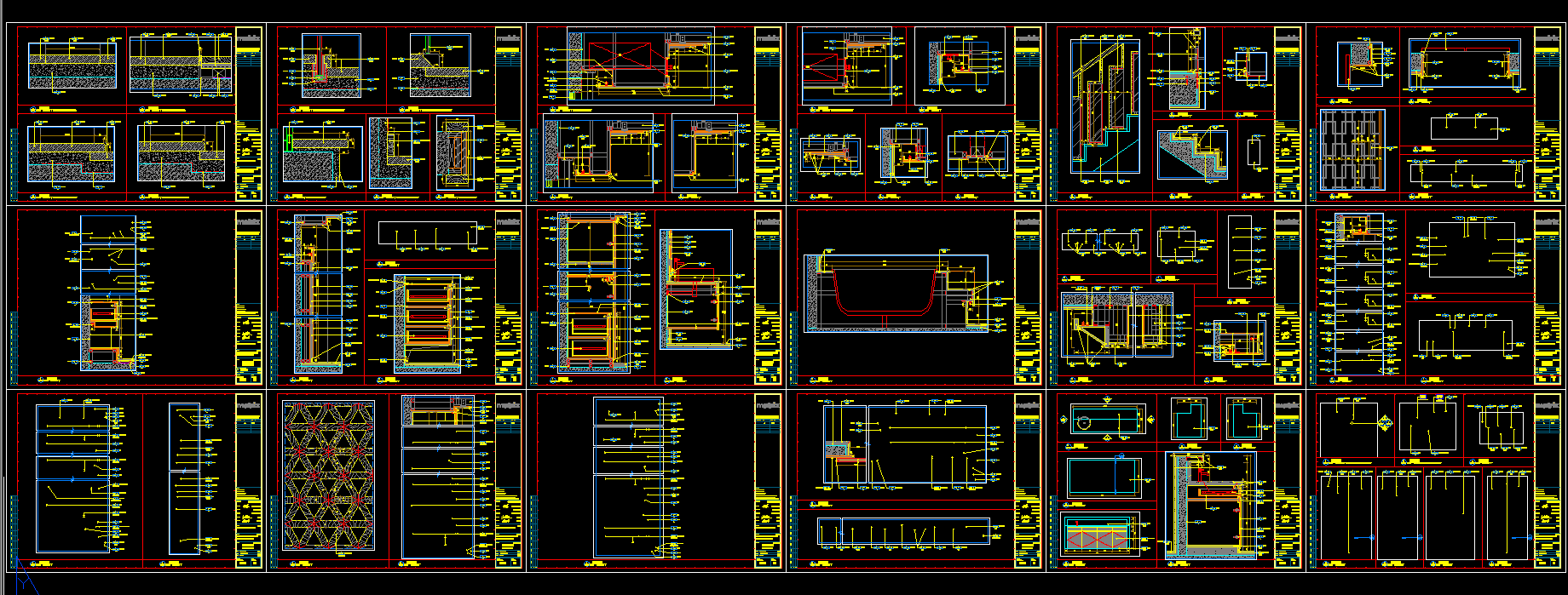 「室内设计」广州·星河600m²现代风格独栋别墅丨效果图+CAD施工图