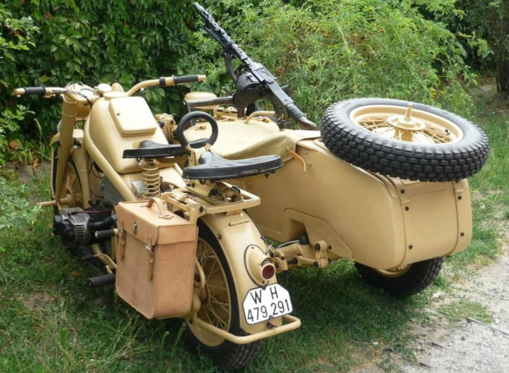 盘点二战德军所装备的9种摩托车