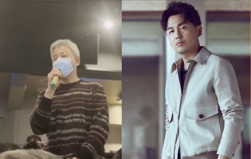 雷佳音爸爸被偶遇,1米86身高精神好,被调侃是大头儿子小头爸爸