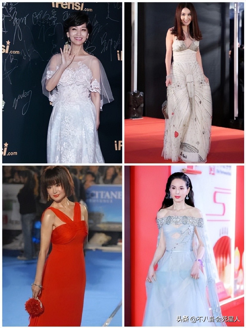 同是50+女星走红毯，内地女星和港台女星的造型，差距真是太远了
