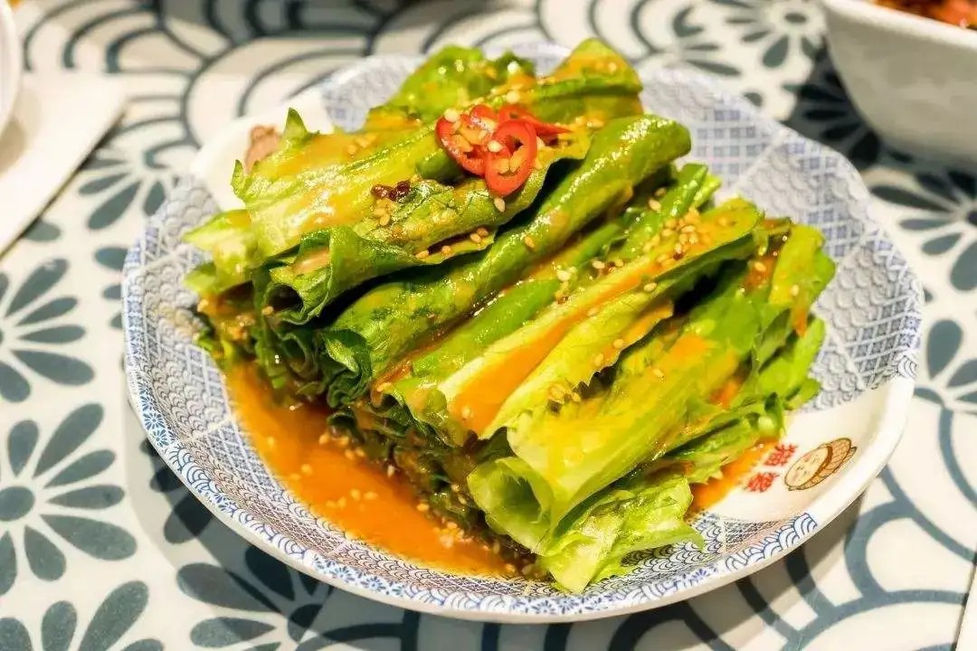 圖片[2]-【芝麻醬油麥菜】做法步驟圖 美味爽口 百吃不厭-起舞食譜網