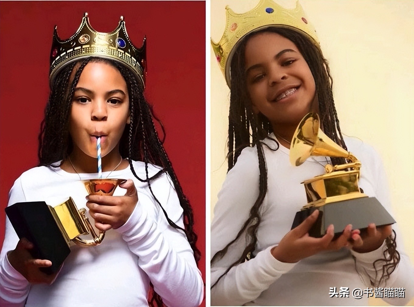 碧昂丝10岁女儿仿佛印钱机器，净资产高达8千万，越长越个性