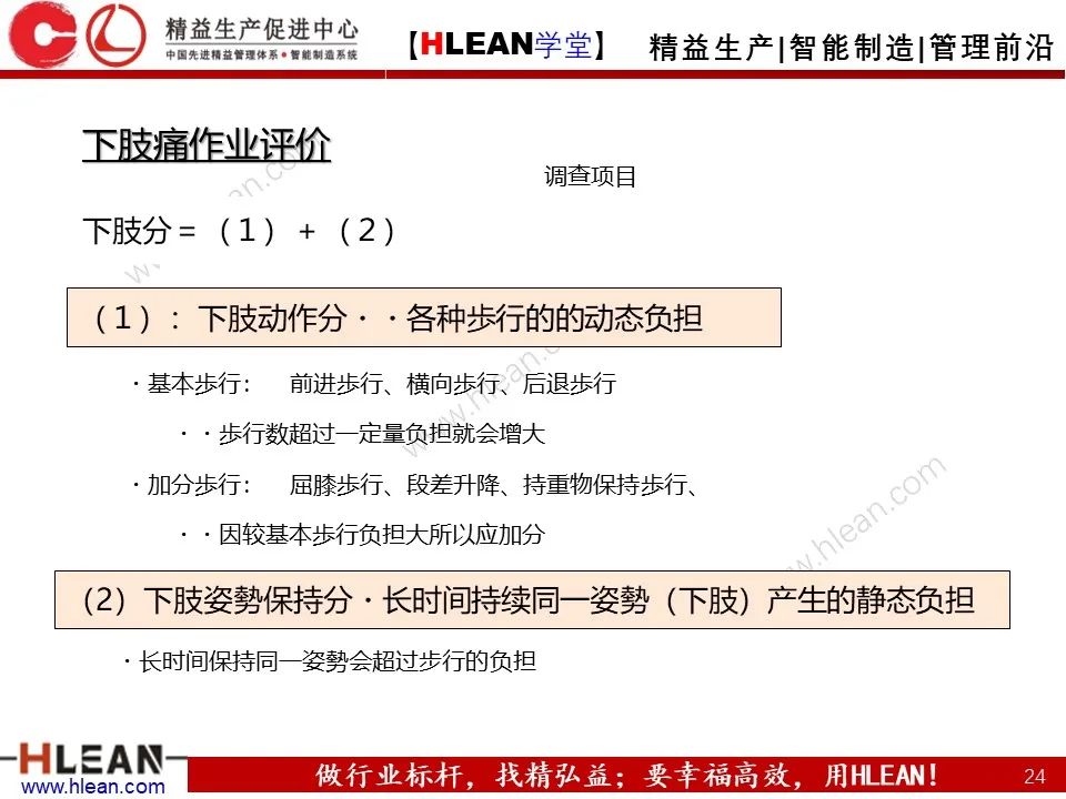 「精益学堂」丰田人机工程-作业动作评价与疾病预防