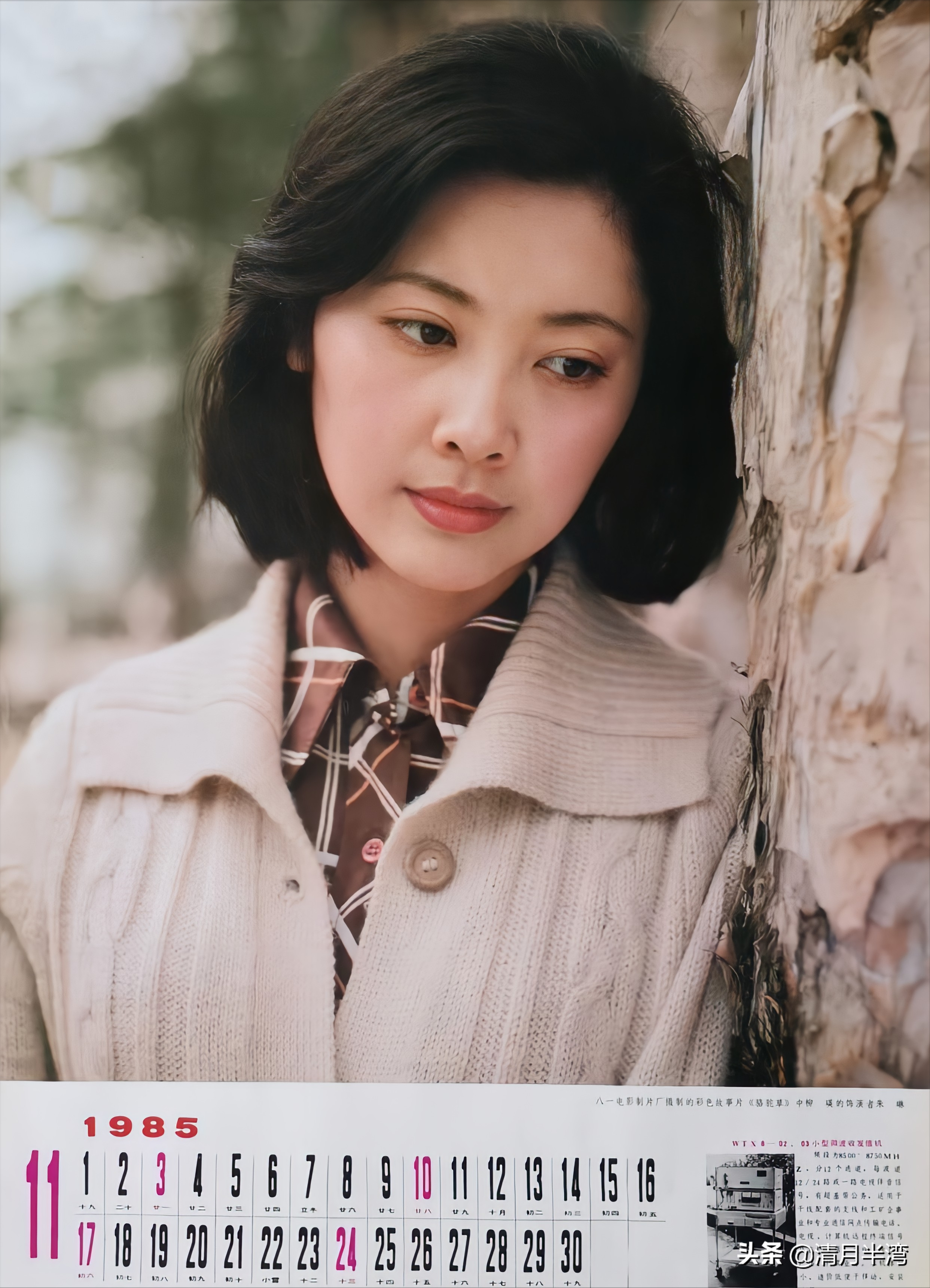 80年代父辈迷恋的挂历女神，原汁原味天然美，竟找不出一个重样的