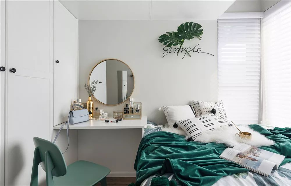 70㎡轻奢北欧风，舒适的色彩搭配，营造简约而又精致的复古气息