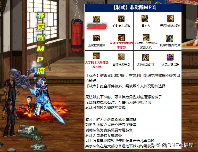 DNF：“抄作业”来了！剑魂110级装备搭配，4大流派供选择