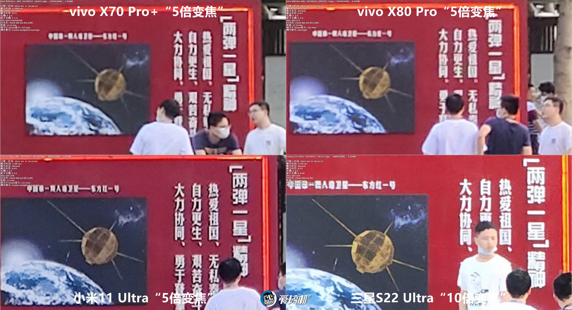 旗舰拍照PK：vivo X80Pro对X70Pro+、三星S22Ultra、小米11Ultra